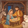 A história do nascimento de Jesus explicada para crianças