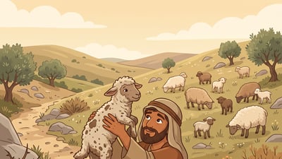 A parábola da ovelha perdida para crianças: o amor e o cuidado de Deus por cada um de nós