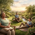 Plano de leitura de 4 dias sobre descanso