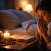 Oração da noite pedindo proteção de Deus enquanto dormimos
