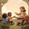 Histórias bíblicas para crianças aprenderem sobre Jesus: lições de fé e amor