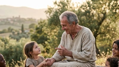 O que significa a passagem onde Jesus acolhe as criancinhas?