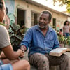 Oração por olhar compassivo, engajamento comunitário e alegria no servir