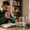 Oração por discernimento em aplicações, superação do medo e multiplicação ética