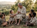 O que significa a passagem onde Jesus acolhe as criancinhas?
