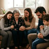 Oração por consolo no luto, gratidão pelas memórias e paz para o coração da família