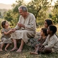 O que significa a passagem onde Jesus acolhe as criancinhas?