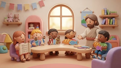 5 dinâmicas bíblicas simples e ilustradas para o culto infantil