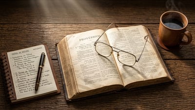 8 versículos bíblicos sobre sabedoria, conhecimento e a missão de ensinar
