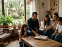 Oração por declaração de fé, governo de Deus no lar e dedicação da posteridade