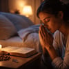 Oração da noite pedindo proteção de Deus enquanto dormimos