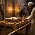 O que era a Mesa dos Pães da Proposição no santuário?