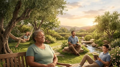 Plano de leitura de 4 dias sobre descanso