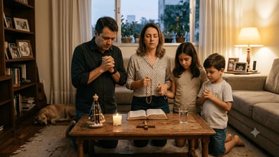 Oração por blindagem espiritual da casa, proteção dos anjos e paz na atmosfera do lar