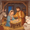A história do nascimento de Jesus explicada para crianças