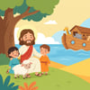 Histórias bíblicas para crianças aprenderem sobre Jesus: lições de fé e amor