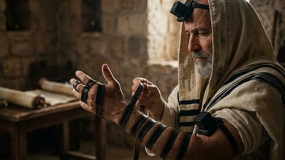 O que eram os tefilin (filactérios) usados pelos judeus?