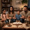 Oração por constância na oração, união espiritual e presença de Deus no lar