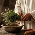 O que era o hissopo e qual o seu uso nos rituais de purificação