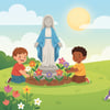 Atividades para crianças no mês de maria