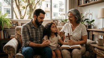 Oração por legado espiritual, perseverança na fé e bênção sobre a posteridade