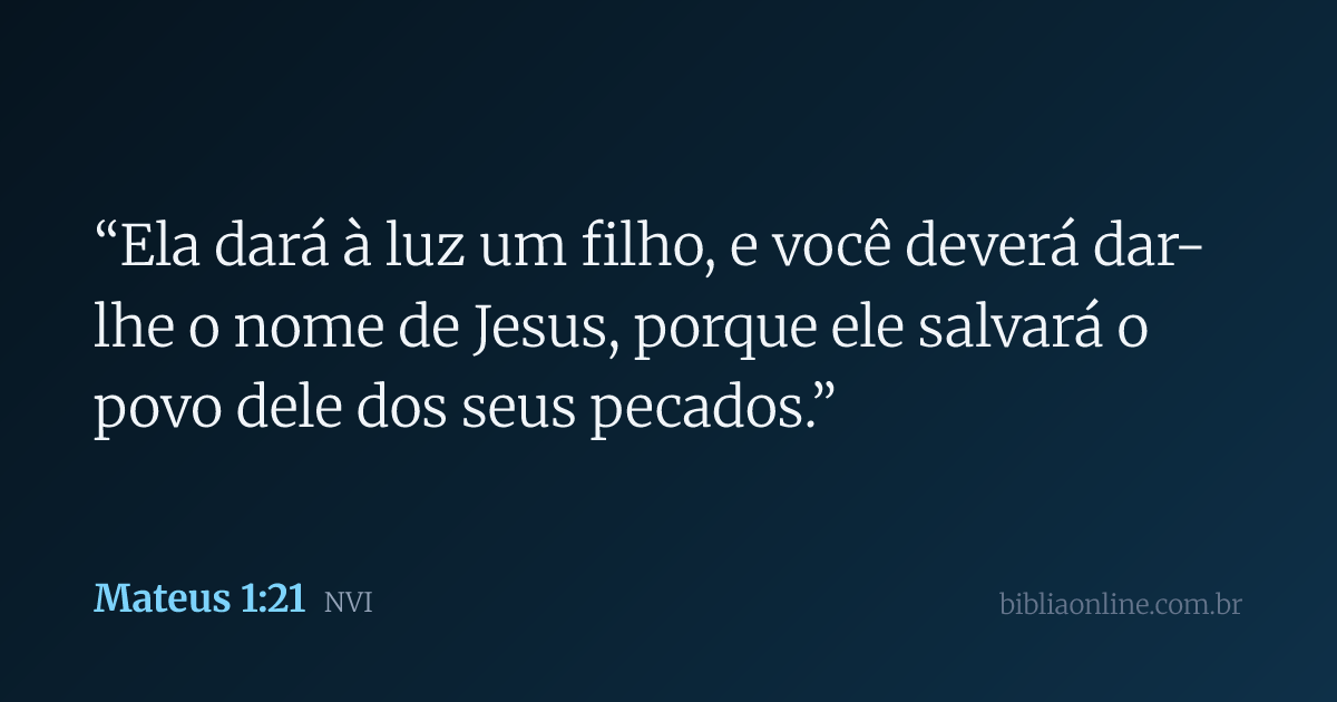 Mateus 1 | NVI | Bíblia Online