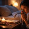 Oração da noite pedindo proteção de Deus enquanto dormimos
